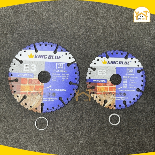 Lưỡi cắt đa năng hợp kim cứng cao cấp Kingblue E3 chuyên cắt nhựa, Sắt, đá, thép, gỗ - Chính hãn