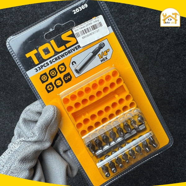 Bộ mũi vít 33 chi tiết TOLSEN 20369 - Hàng chính hãng.