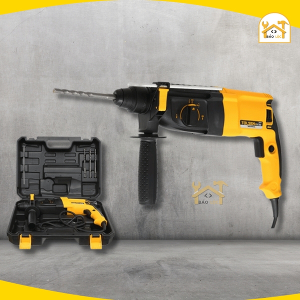 Máy khoan 3 chức năng 800W 26mm công nghiệp Tolsen 79510 - Hàng chính hãng.