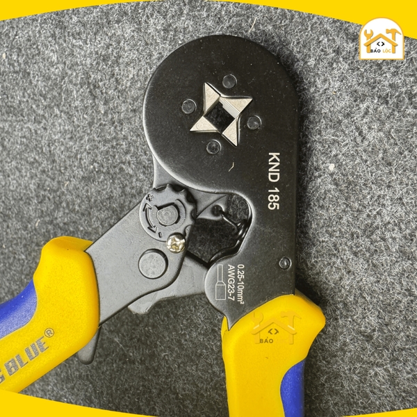 Kìm bấm cos vuông thép C45 chịu lực tốt KingBlue KND185 - Hàng chính hãng