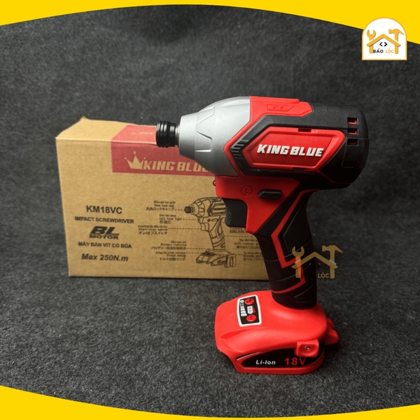 Máy Bắn Vít 18V KM18VC Kingblue (Chân pin Makita phổ thông) - Hàng chính hãng