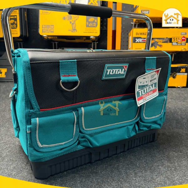 Giỏ đựng công cụ 16 inch TOTAL THT66L01 Túi đựng đồ nghề , dụng cụ 14 ngăn đeo vai - Hàng chính hãng.