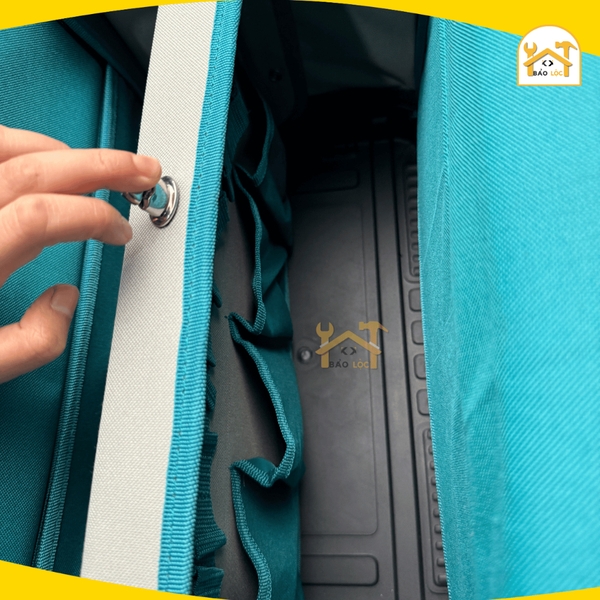 Giỏ đựng công cụ 16 inch TOTAL THT66L01 Túi đựng đồ nghề , dụng cụ 14 ngăn đeo vai - Hàng chính hãng.