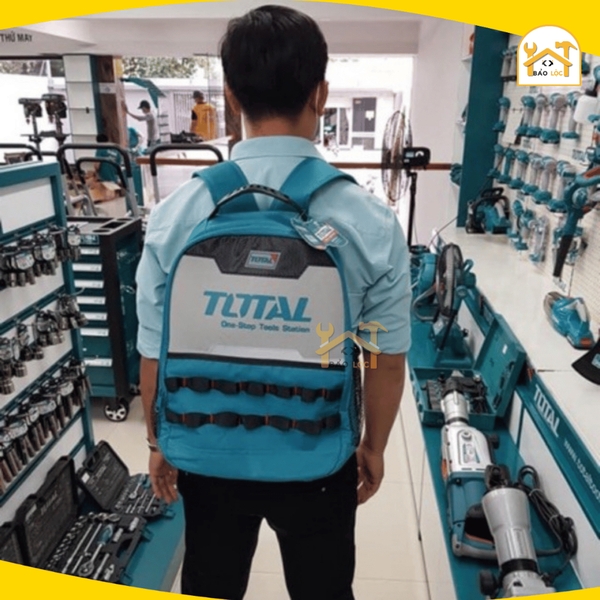 Ba lô đựng công cụ đồ nghề TOTAL THBP0201 34x17x 45cm - Hàng chính hãng.