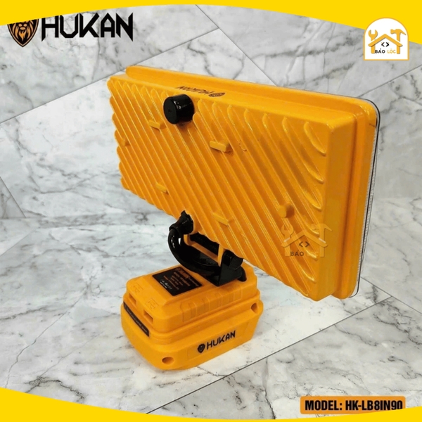 Thân bóng đèn LED dùng pin 70W/90W HUKAN HK-LB5IN70/HK-LB8IN90 sử dụng chân pin phổ thông Makita siêu sáng tiện lợi