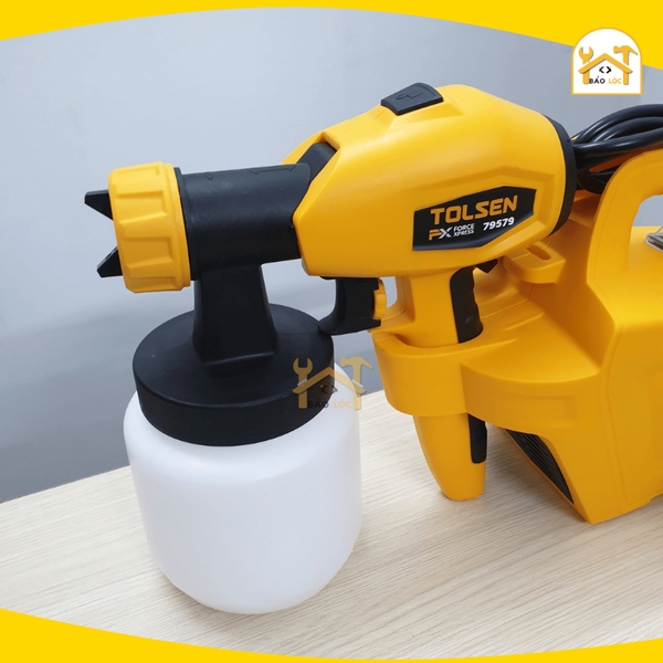 Máy phun sơn điện đề sàn 650W Tolsen 79579 - Hàng chính hãng.