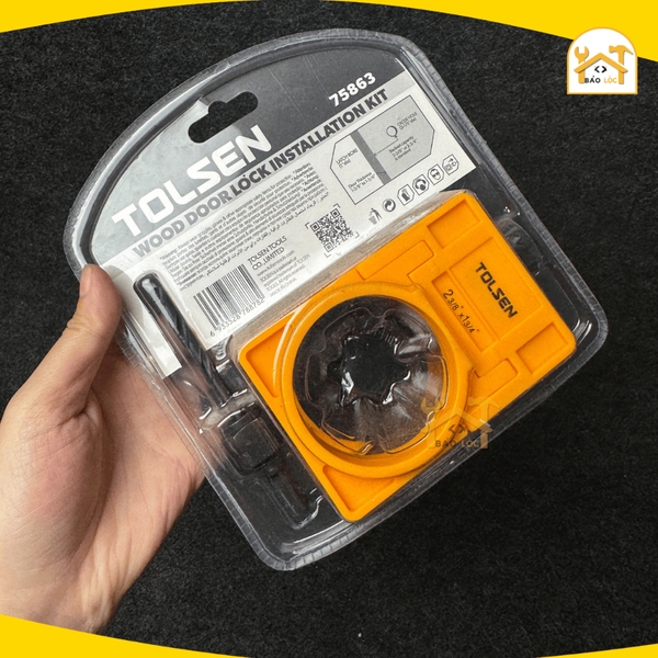 Bộ mũi khoét lỗ tay nắm cửa 4 món Tolsen 75863 - Hàng chính hãng