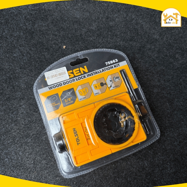 Bộ mũi khoét lỗ tay nắm cửa 4 món Tolsen 75863 - Hàng chính hãng