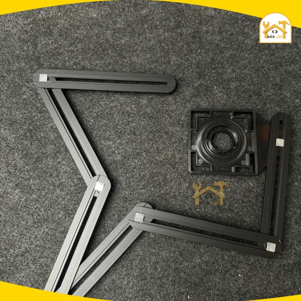 Thước định vị lỗ khoan - cắt ốp lát gạch (6 gốc gấp) Tolsen 41045 - Hàng chính hãng.