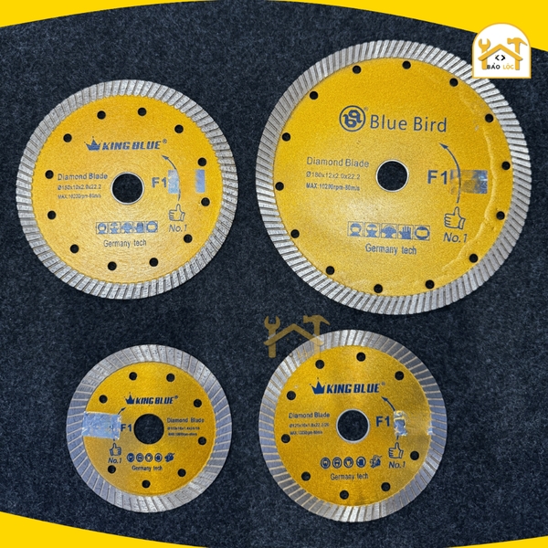 Lưỡi cắt đa năng KingBlue F1 cắt được cả khô và ướt, đạt chuẩn ISO9001-2000