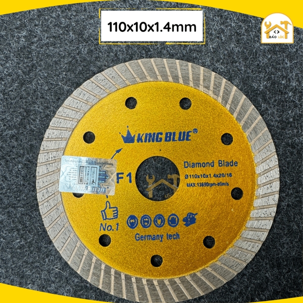 Lưỡi cắt đa năng KingBlue F1 cắt được cả khô và ướt, đạt chuẩn ISO9001-2000