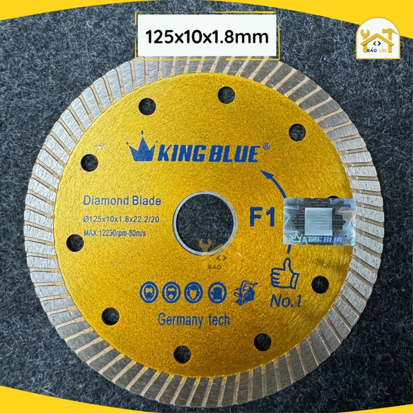 Lưỡi cắt đa năng KingBlue F1 cắt được cả khô và ướt, đạt chuẩn ISO9001-2000