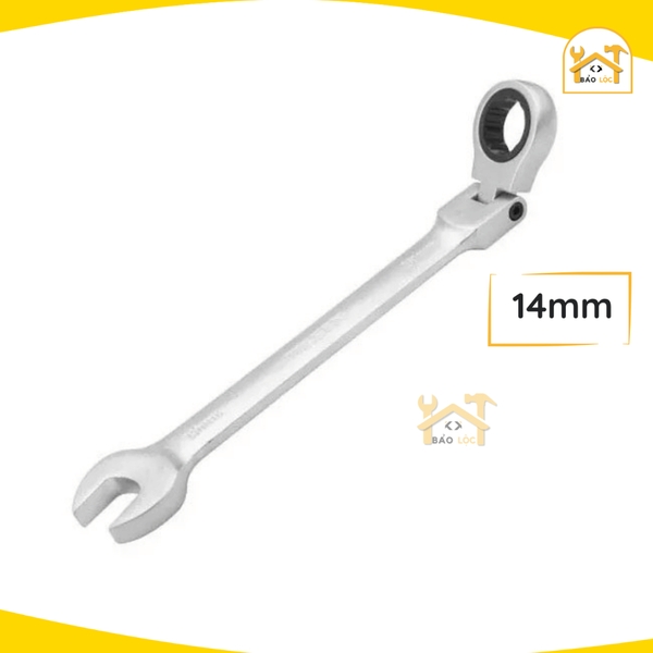 Chìa khóa , cờ lê vòng miệng tự động lắc léo Thép mạ Crom (8mm-24mm) Tolsen 15234 - 15250 - Hàng chính hãng.