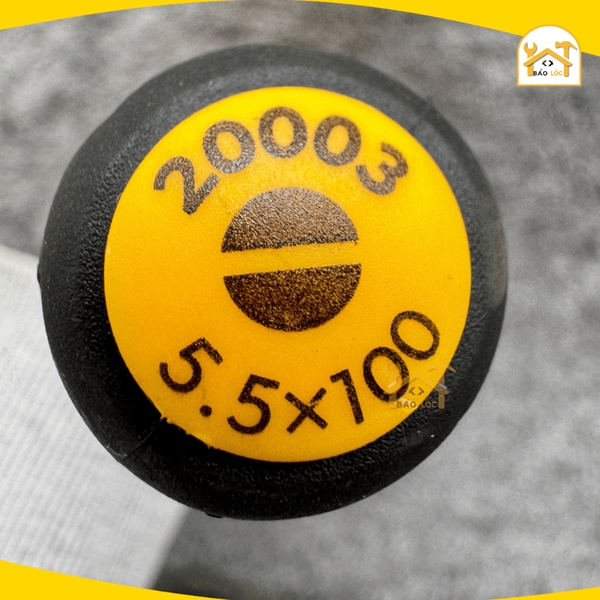 Tua vít cán mềm đầu dẹp 3.0x75mm - 8.0x150mm Tolsen 20001 - 20005 - Hàng chính hãng.