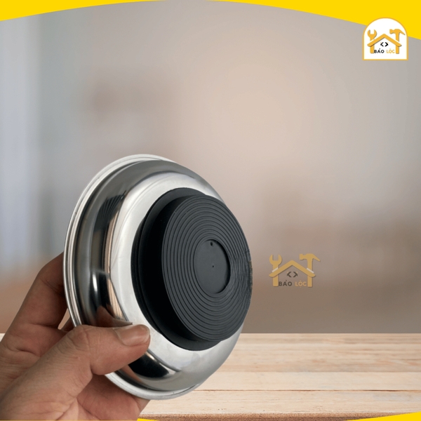 Đĩa nam châm, khay từ tính Tolsen 66030 đường kính 150mm - Hàng chính hãng.