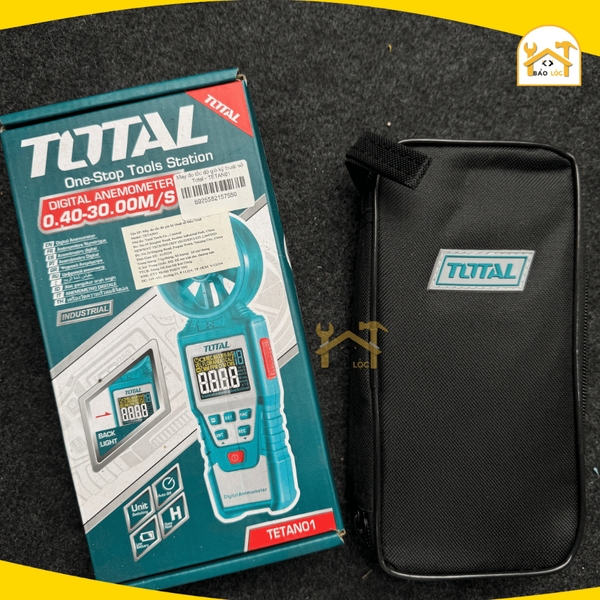 Máy đo tốc độ gió kỹ thuật số TOTAL TETAN01 - Hàng chính hãng