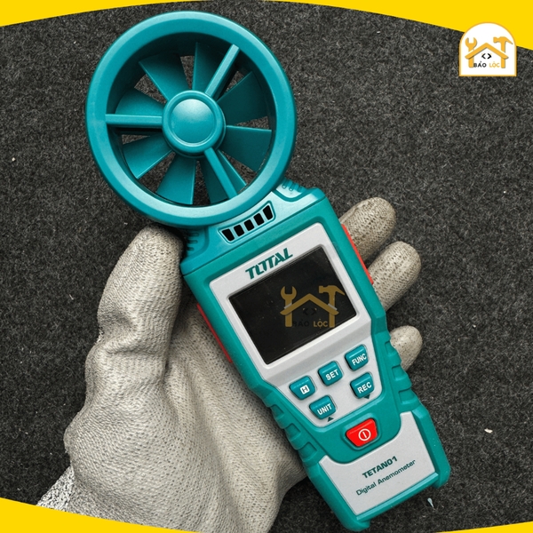Máy đo tốc độ gió kỹ thuật số TOTAL TETAN01 - Hàng chính hãng