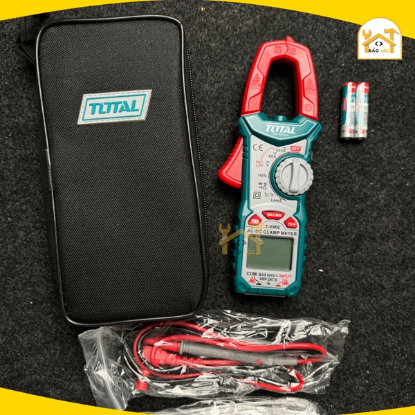 Ampe Kềm đo DC - AC kỹ thuật số TOTAL TMT46004 - Hàng chính hãng.