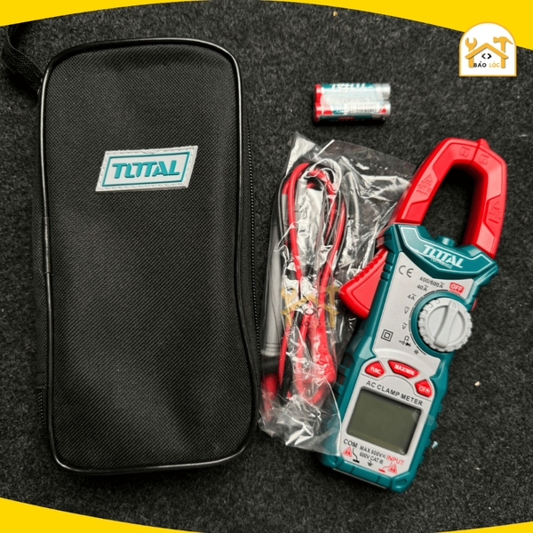 Ampe kìm đo AC kỹ thuật số Total TMT46003 - Hàng chính hãng.
