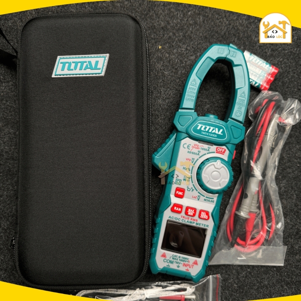 Ampe kìm đo dòng điện DC/AC Total TMT410005 - Hàng chính hãng.