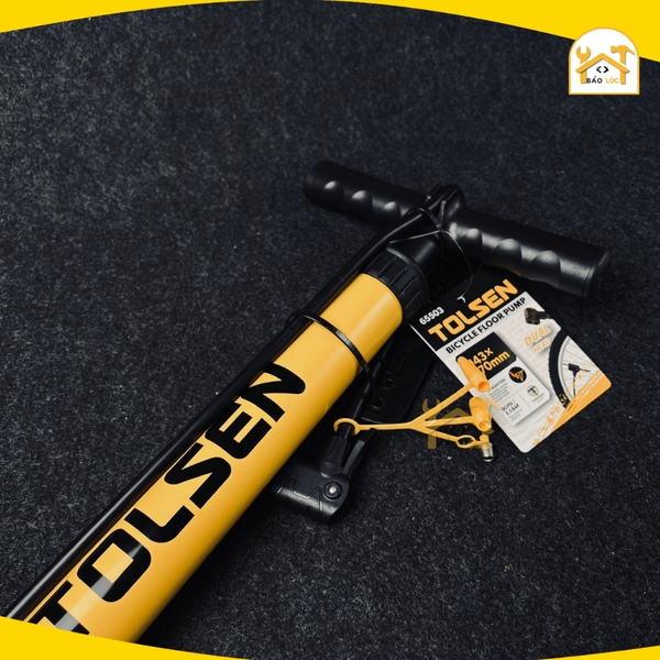 Ống bơm xe đạp xe máy bằng tay cao cấp Ø43*570mm Tolsen 65503