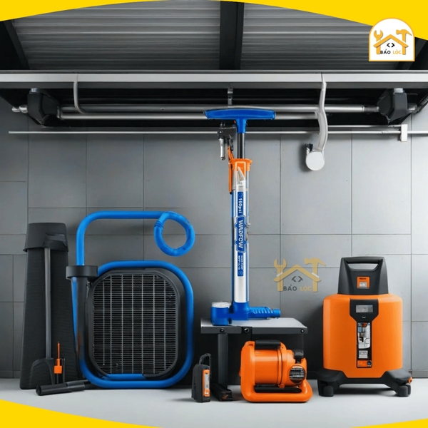 Bơm hơi dùng tay φ32*390MM (có đồng hồ), 160PSI Wadfow WPP1C10 - Hàng chính hãng.