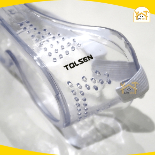 Kính bảo hộ TOLSEN 45074 chống bụi, mạt sắt chuyên dụng cắt, hàn, gia công vật liệu - Hàng chính hãng.