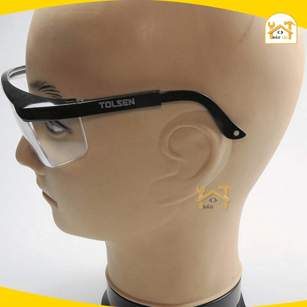 Kính bảo hộ gọng đen Tolsen 45071 - Hàng chính hãng.
