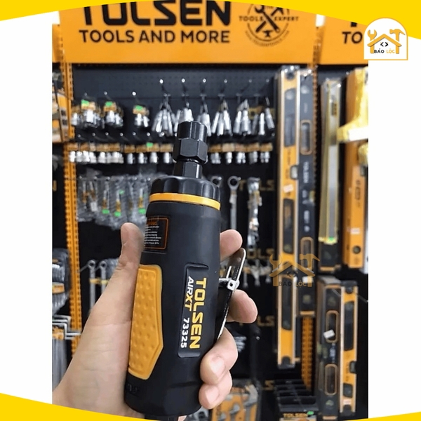 Máy mài thẳng dùng hơi 6.35mm TOLSEN 73325, máy mài săm lốp ô tô , xe máy dùng hơi khí nén đa năng xe máy dùng khí nén