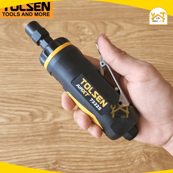 Máy mài thẳng dùng hơi 6.35mm TOLSEN 73325, máy mài săm lốp ô tô , xe máy dùng hơi khí nén đa năng xe máy dùng khí nén