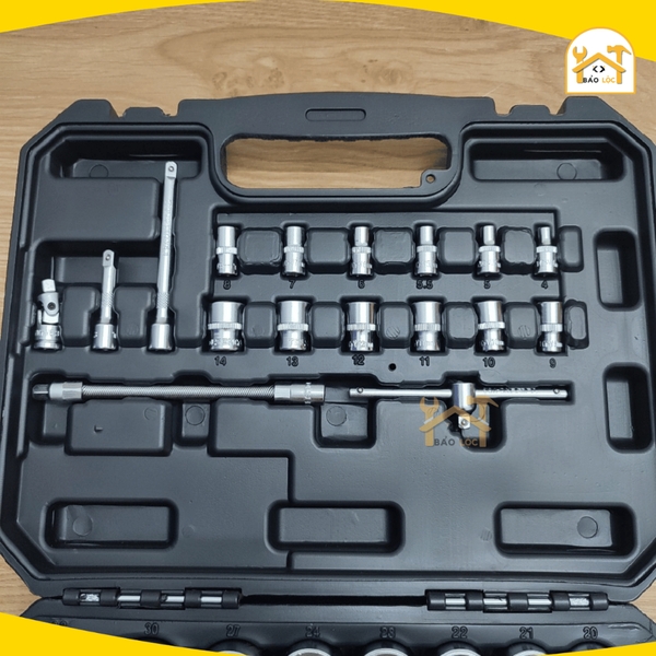 Bộ dụng cụ chuyên dụng mở bu lông 45 chi tiết Tolsen 45pcs Socket Rachet Wrench Set (1/4inch & 1/2inch Drive) 15142