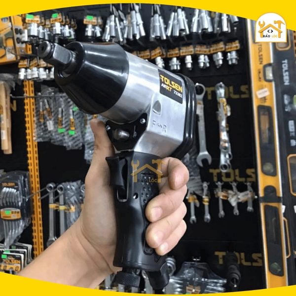 Bộ 17 món súng hơi mở bulong 340Nm 1/2 Tolsen 73382, Máy siết vặn bu lông (bulong) dùng khí nén