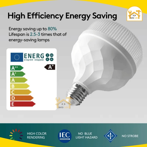 Bóng đèn Led kim cương 20W/30W/40W/50W Akko Star - Hàng chính hãng.