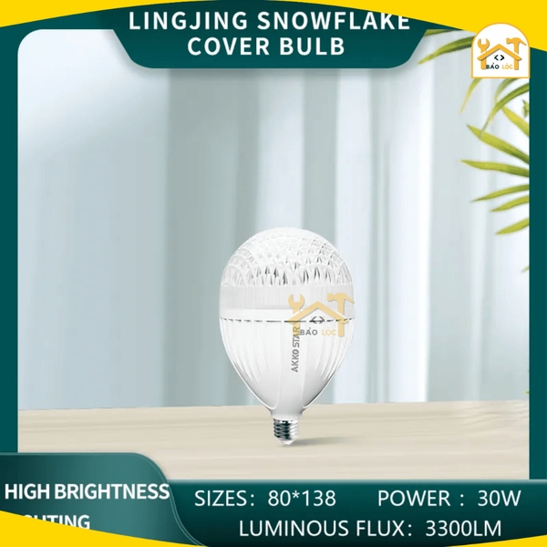 Bóng đèn led trong suốt 30W, 40W Akko Star - Hàng chính hãng.