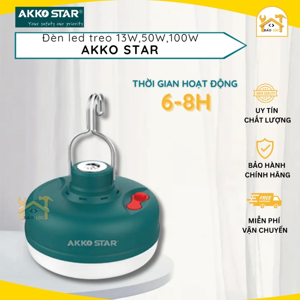 Đèn LED Treo 13W/50W/100W  Akko Star, đèn dã ngoại - Hàng chính hãng.