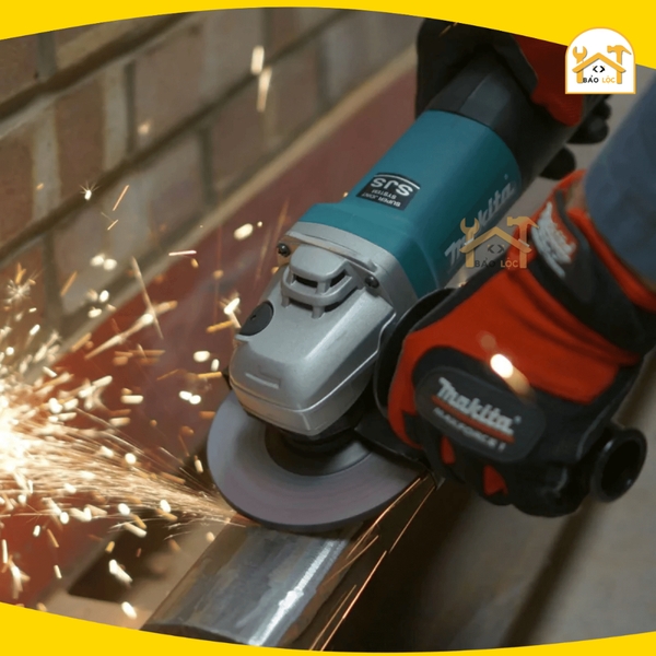 Máy Mài Makita 840W 9558HN, Lưỡi 110mm, Công Tắc Trượt, Mô Tơ Đồng, Đủ Phụ Kiện, Chính Hãng BH 6T
