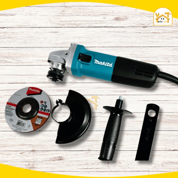 Máy Mài Makita 840W 9558HN, Lưỡi 110mm, Công Tắc Trượt, Mô Tơ Đồng, Đủ Phụ Kiện, Chính Hãng BH 6T