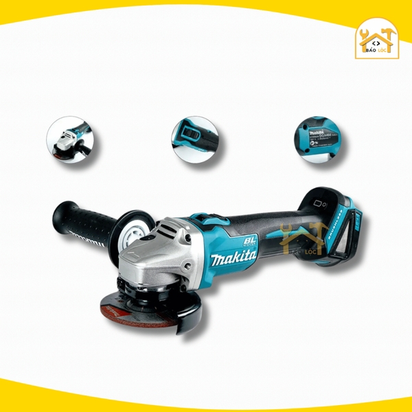 Thân máy mài góc dùng pin 100mm Makita DGA404Z 18V (Chưa kèm Pin & Sạc) - Hàng chính hãng.