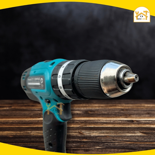 Máy khoan búa, vặn vít dùng pin 18V Makita DHP453SFX8 (Combo pin + sạc) - Hàng chính hãng.