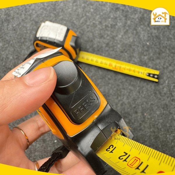 Thước cuộn tự hãm, khóa tự động 3-10Mx25mm TOLSEN 36012, 36013, 36014, 36015, 36016 - Chính hãng