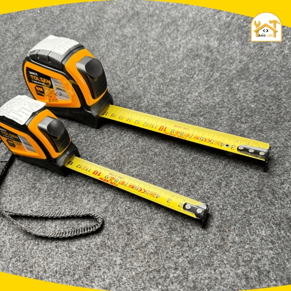 Thước cuộn tự hãm, khóa tự động 3-10Mx25mm TOLSEN 36012, 36013, 36014, 36015, 36016 - Chính hãng