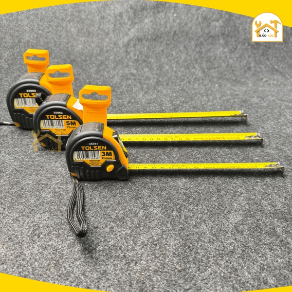 Thước cuộn 3m x 16mm, 5m x 19mm, 8m x 25mm TOLSEN 35981, 35982, 35984 - HÀNG CHÍNH HÃNG