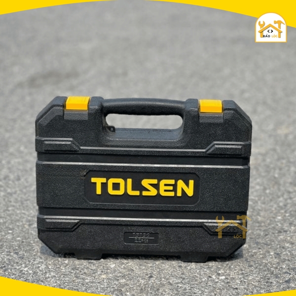 Bộ đầu tuýp 1/2, bộ đồ nghề sửa xe 22 chi tiết Tolsen 15139 - Hàng chính hãng