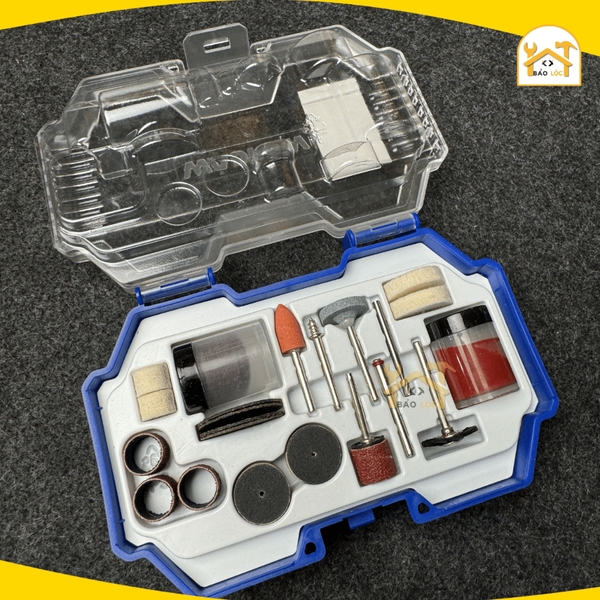Bộ 80 linh kiện đa năng máy mài khuôn mini WADFOW WRR7080 linh kiện mài cắt mini chất lượng cao, đa dụng