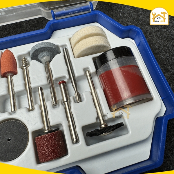 Bộ 80 linh kiện đa năng máy mài khuôn mini WADFOW WRR7080 linh kiện mài cắt mini chất lượng cao, đa dụng