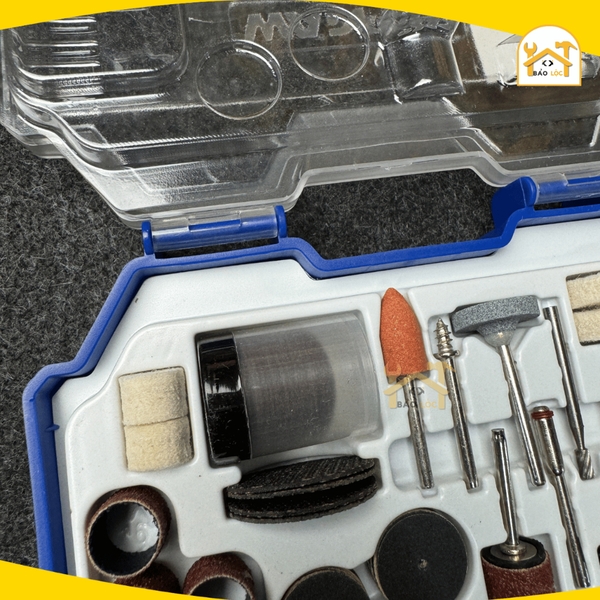 Bộ 80 linh kiện đa năng máy mài khuôn mini WADFOW WRR7080 linh kiện mài cắt mini chất lượng cao, đa dụng