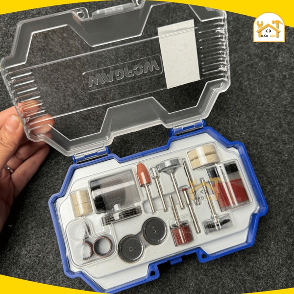 Bộ 80 linh kiện đa năng máy mài khuôn mini WADFOW WRR7080 linh kiện mài cắt mini chất lượng cao, đa dụng