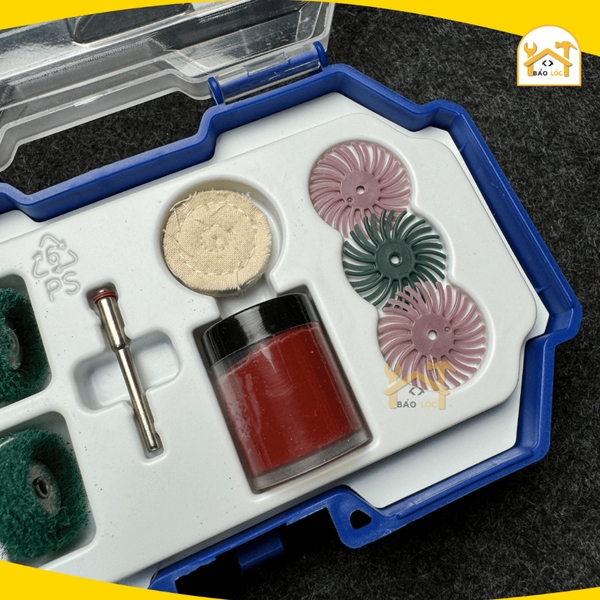 Bộ 10 linh kiện đa năng máy mài khuôn mini WADFOW WRR5010 linh kiện mài cắt mini chất lượng cao, đa dụng