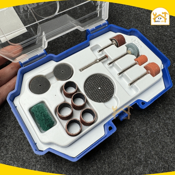 Bộ 38 linh kiện đa năng máy mài khuôn mini WADFOW WRR5038 linh kiện mài cắt mini chất lượng cao, đa dụng
