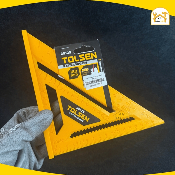 Thước ke góc vuông Tolsen 35125 - Hàng chính hãng.